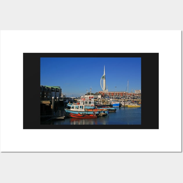 Old Portsmouth Harbour Wall Art by RedHillDigital